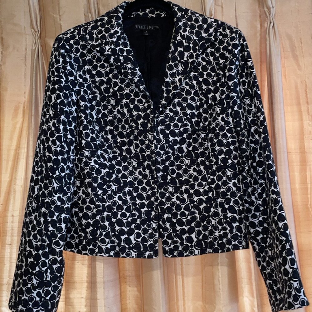 LAFAYETTE 148 PRINTED BLAZER